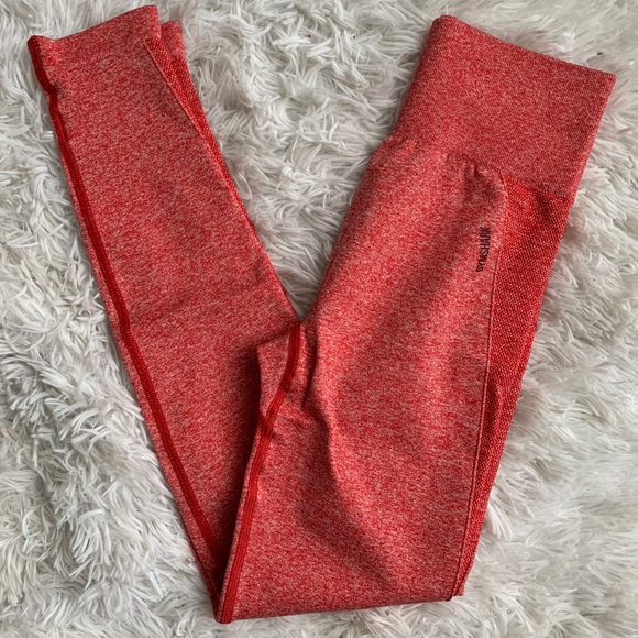 Gymshark flex leggings red